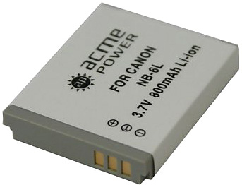 Аккумулятор AcmePower NB-6L (800 мАч) для IXUS 95/105/210/300