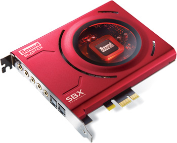 Звуковая карта Creative PCI-E Sound Blaster ZX (Sound Core3D) 5.1