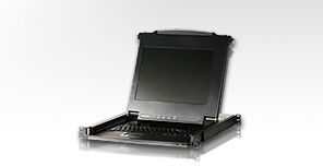 КВМ консоль ATEN 17" Single Rail LCD Console (PS/2-USB, VGA)