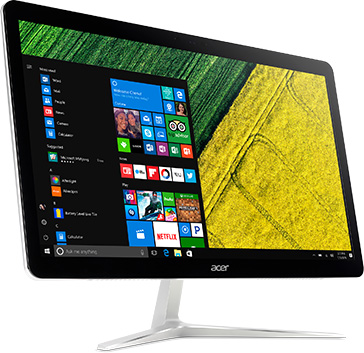 Моноблок Acer Aspire U27-880 27" Touch i5-7200U/8/1000/CR/WiFi/BT/CAM/W10/Kb+Mouse, черный