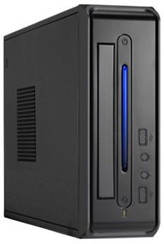 Корпус LinkWorld LC-820-01B LW1-65W черный 65W miniITX 2xUSB2.0 audio CardReader ext