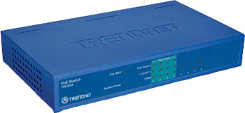 Коммутатор Trendnet TPE-S44 8 портовый (4хPOE и 4х10/100 Мбит/c) коммутатор