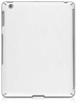Чехол Macally BookStand Hardshell Flexible для iPad 2/3/4, белый [BOOKSTANDDB-3W]
