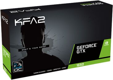 Видеокарта KFA2 NVIDIA nVidia GeForce GTX1650 EX (1-Click OC) 4Gb GDDR6 PCI-E DVI, HDMI, DP