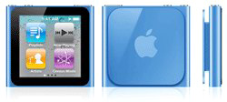 Аудиоплеер Apple iPod nano 6Gen [MC689QB/A] 8 GB blue