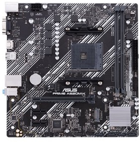 Материнская плата ASUS PRIME A520M-K, AM4, A520, 2*DDR4, 2*DDR4, 4*SATA, 1*M.2, 4*USB 3.2, 2*USB 2.0, 1*PCIx16, 2*PCIx1, D-Sub+HDMI, mATX; 90MB1500-M0EAY0