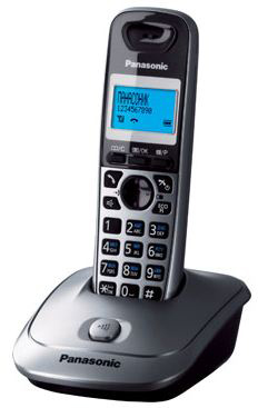 Телефон Panasonic KX-TG2511, серый металлик