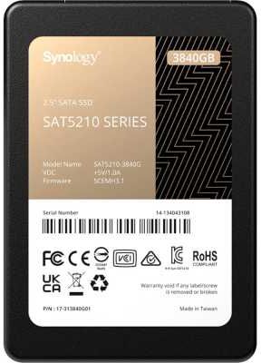 Твердотельный накопитель SATA3 3.84Tb [SAT5210-3840G] (SSD) Synology SAT5210