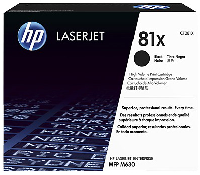 Картридж HP 81X CF281X черный