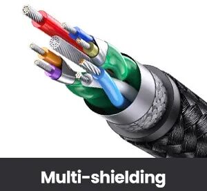 Кабель UGREEN US288 (60125) USB-A 2.0 to USB-C Cable Nickel Plating Aluminum Braid. Длина 0,5 м. Цвет: черный
