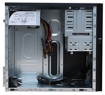 Корпус Powerman ES725, черный, mATX, Без БП (6120640)