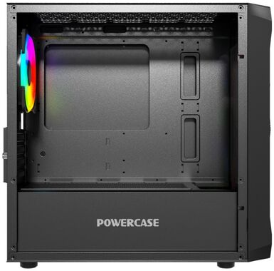 Корпус PowerCase Micro A3B ARGB, черный, mATX, без БП (CMMAB-A3)