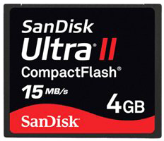 Карта памяти 4 Гб Compact Flash SanDisk Ultra [SDCFH-004G-E11,SDCFH-004G-U46]