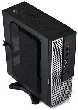 Корпус PowerCool S0002BS, черный, Mini-ITX, 200W (S0002-BS USFF)