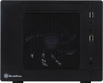 Корпус mITX Silverstone Cube Sugo USB3.0 [SG05B], черный, 300W