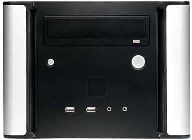 Корпус mATX  Antec NSK1380 Black-Silver, 350W 80PLUS, Cube Case
