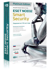 Антивирус ESET NOD32 Smart Security Platinum Edition, Box, 2года, 1ПК