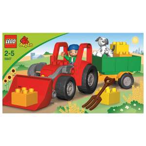 LEGO DUPLO 5647 Конструктор Лего Автовоз Большой трактор