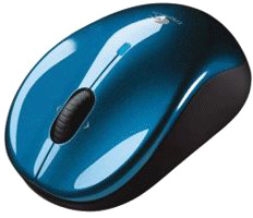 Мышь беспроводная Logitech V470 Laser Cordless Mouse for Notebook Blue