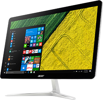 Моноблок Acer Aspire U27-880 27" Full HD Touch i5-7200U/8/1000/16SSD/HDG620/CR/WF/BT/CAM/W10/Kb+Mouse, серебри