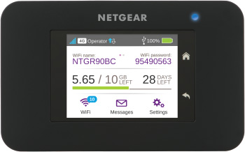 Точка доступа NetGear AC790-100EUS 4G/Wi-Fi черный