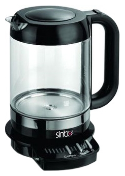 Чайник Sinbo SK 2397 1.5л. черный (корпус: стекло)