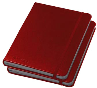 Набор блокнотов (2 шт.) Livescribe Unlined Red Journal № 3, 4 формата А5 для Smartpen [ANA-00009]