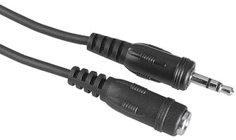Кабель-удлинитель HAMA Jack 3.5 мм M-F, 2.5 м [H-30448]