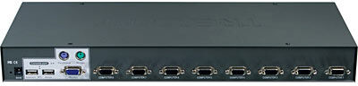 Коммутатор TRENDnet TK-803R 8-Port USB/PS2 KVM Switch