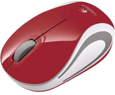 Мышь беспроводная Logitech Wireless Mouse M187 Red USB (910-002732)