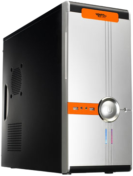Корпус Asus TA-B71 Black-Silver-Yellow 450W ATX