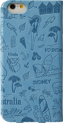 Чехол-книжка для iPhone 6 Plus/6S Plus Ozaki O!coat Travel, Sydney [OC585SY]