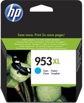 Картридж струйный HP 953XL F6U16AE голубой (1450стр.) для HP OJP 8710/8715/8720/8730/8210/8725