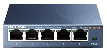 Коммутатор TP-Link TL-SG105 (L2) 5x1Гбит/с неуправляемый