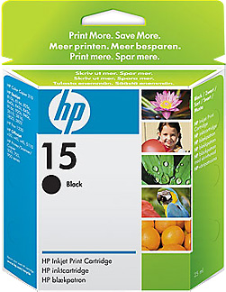 Картридж HP C6615D-E №15 (чёрный, повышенной ёмкости; 500 стр.)