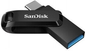 SanDisk USB Drive 128Gb  Ultra Dual Drive Go, USB 3.1 - USB Type-C Black [SDDDC3-128G-G46]