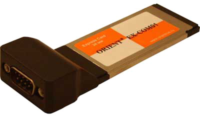 Карта ExpressCard/34  RS-232 (COM) ORIENT EX-COM01