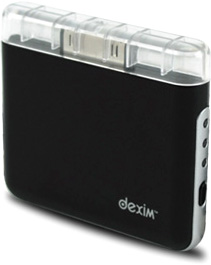 Дополнительный аккумулятор Dexim 1000mAh для iPhone/iPod, черный [DCA208]