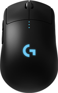 Мышь беспроводная Logitech G PRO Wireless Gaming Mouse LIGHTSPEED 100-16000dpi HERO (910-005272)