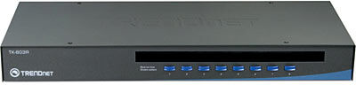 Коммутатор TRENDnet TK-803R 8-Port USB/PS2 KVM Switch