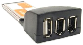Карта ExpressCard/34 2xIEEE1394a, USB2.0 ORIENT EX-1394,USB