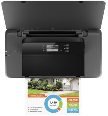 Принтер струйный HP OfficeJet 202 (N4K99C) A4 WiFi черный
