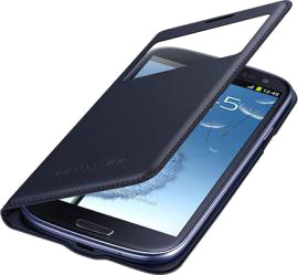 Чехол-книжка Samsung для Galaxy S3  S.Cover, синий (EF-CI930BLEGRU)
