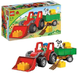 LEGO DUPLO 5647 Конструктор Лего Автовоз Большой трактор