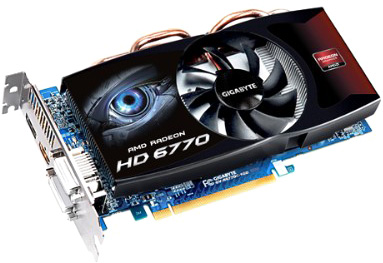 Видеокарта PCI-E AMD RadeOn HD6770 1024MB DDR5 Gigabyte [GV-R677OC-1GD]