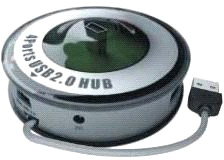 Концентратор USB2.0 Orient UH-140 (4 порта) 1 порт miniUSB