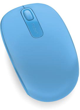 Мышь беспроводная Microsoft Retail Wireless Mobile Mouse 1850 Cyan Blue USB (U7Z-00058)