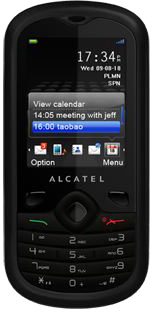 Мобильный телефон Alcatel OT606 Black