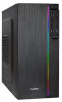 Корпус MINITOWER mATX W/PSU 2xUSB+USB3.0 HD аудио черный с RGB подсветкой mEVO-9302 EX287882RUS EXEGATE