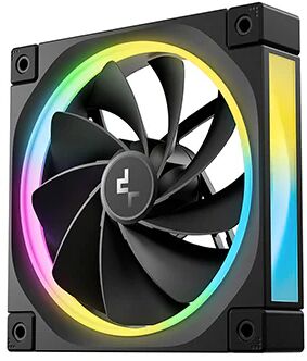 Вентилятор для корпуса Deepcool FL12 (3 pcs, 120mm, 2150rpm, 55 CFM, 32 дБ, PWM 4-pin, ARGB, black) (R-FL12-BKAPN3-G)